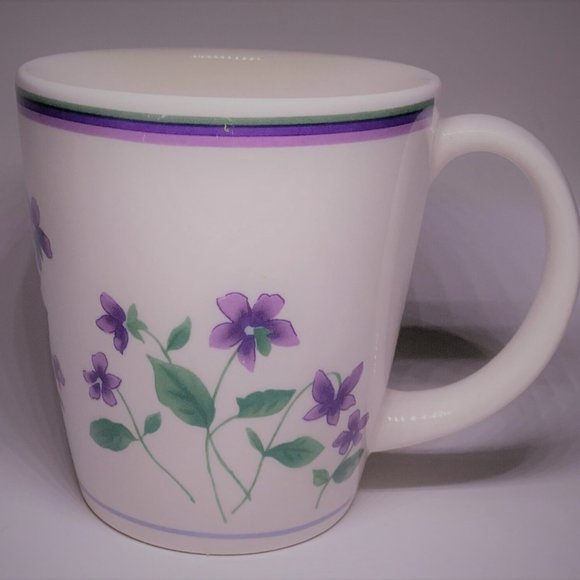 Waverly Garden Room Sweet Violet Coffee Mug - Picture 1 of 5